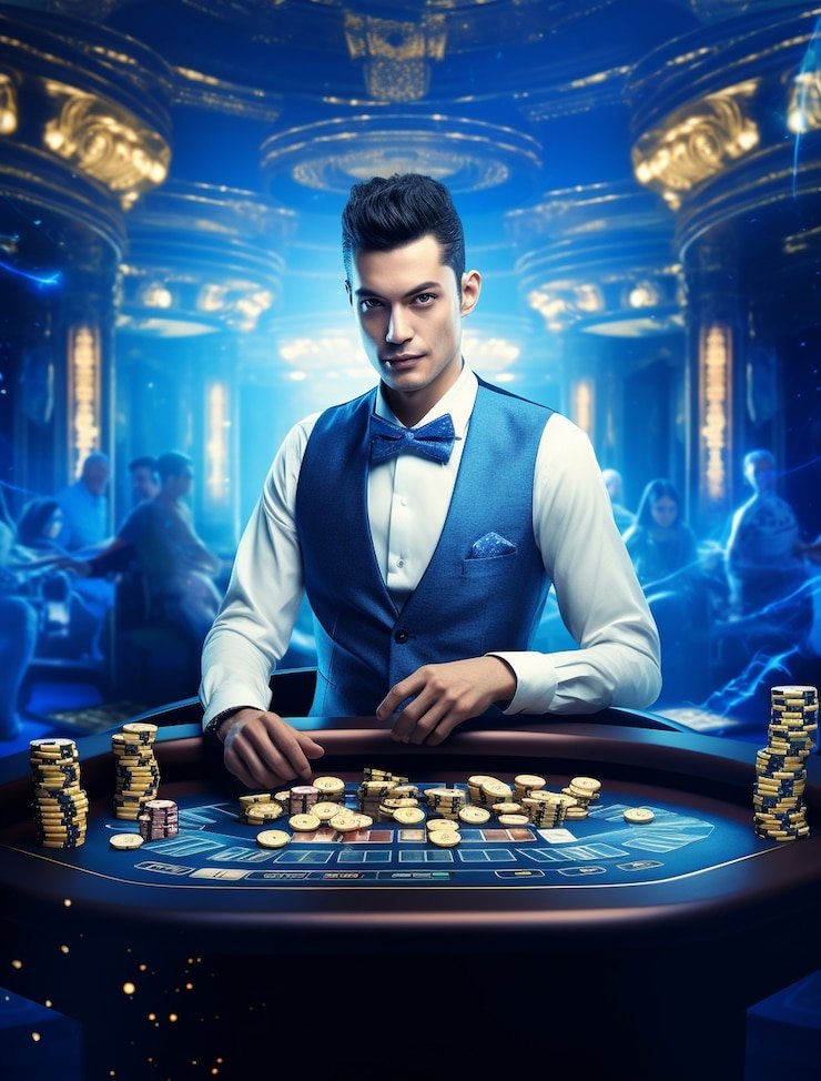 Tampilan grid Gem Saviour dengan simbol batu permata dan fitur bonus